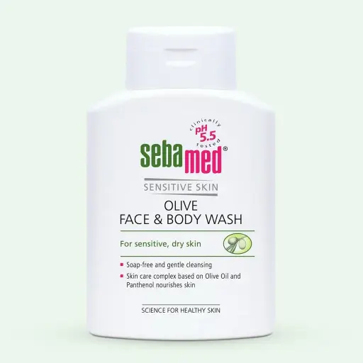 Sebamed Olive Liquid Face & Body Wash – 200ml